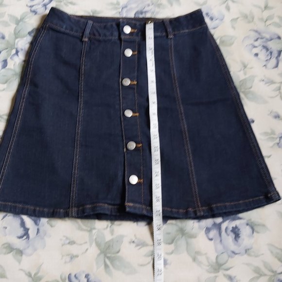 Denver Hayes Denim Skirt – Blue Size 4 - Picture 2 of 6